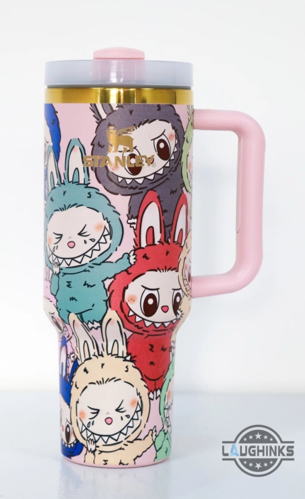 Custom Labubu Stanley 40Oz Tumbler Dupe 21 Custom Labubu Stanley 40oz Tumbler Dupe