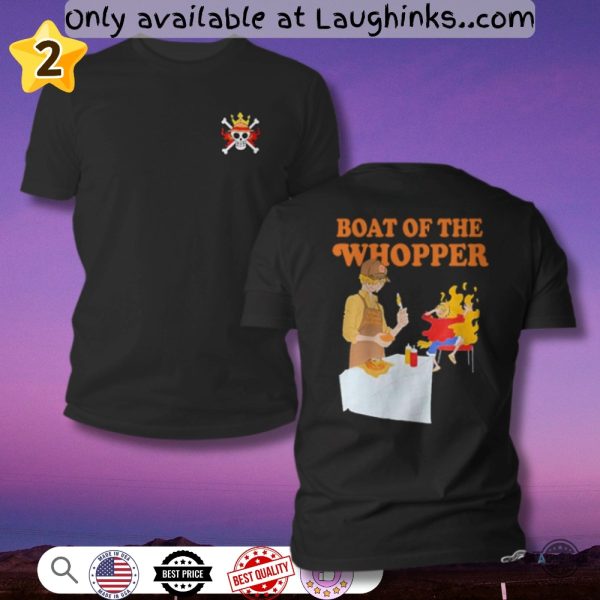 new one piece burger king shirt