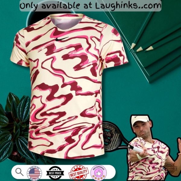 nike pink carlos alcaraz musetti taylor fritz grigor dimitrov shirt full printed laughinks 2
