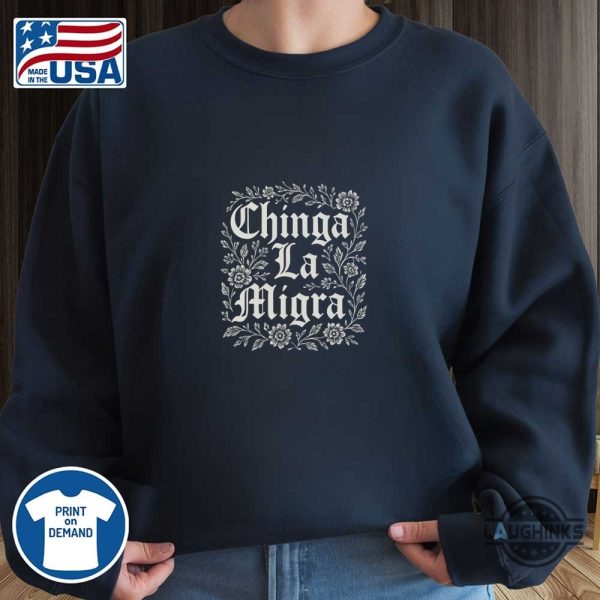 abolish ice shirt chinga la migra tee anti deportations fdt maga