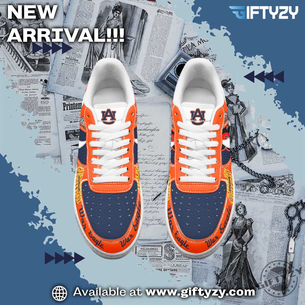 Auburn Tigers War Eagle The Tigers Air Force 1 Shoes 6 Auburn Tigers War Eagle The Tigers Air Force 1 Shoes