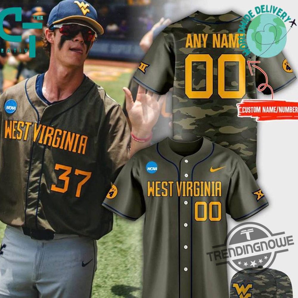 West Virginia Mountaineers Camo Jersey trendingnowe 3