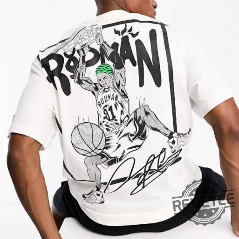 Bershka Dennis Rodman Printed 3D Shirt 5 Bershka Dennis Rodman Printed 3d Shirt