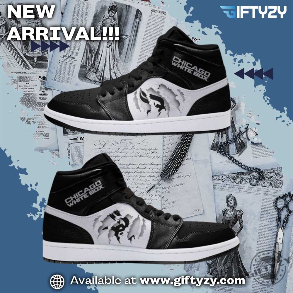 MLB Baseball Gift For Fan 4 Mlb Chicago White Sox Monster Scratch Jd1 Sneakers Shoes For Fan