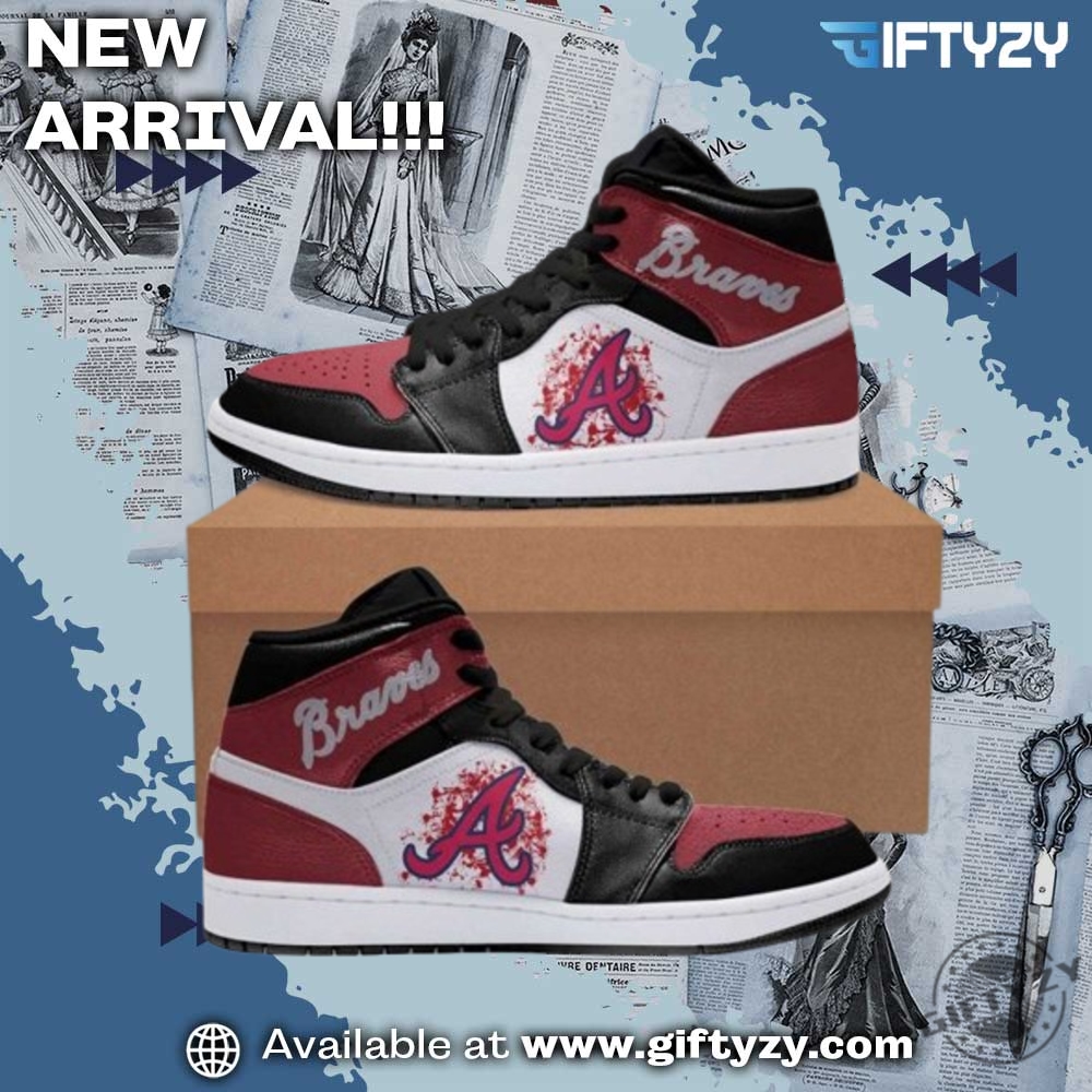 MLB Baseball Gift For Fan 12 Atlanta Braves Mlb Jd1 Boot Sneakers Unisex Shoes