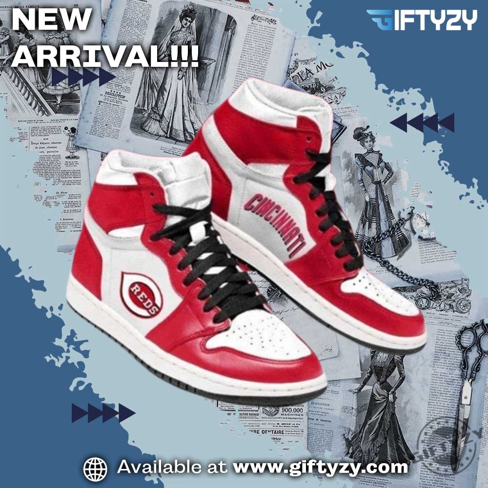 MLB Baseball Gift For Fan 18 Mlb Cincinnati Reds 2 Jd1 Boot Sneakers Unisex Shoes