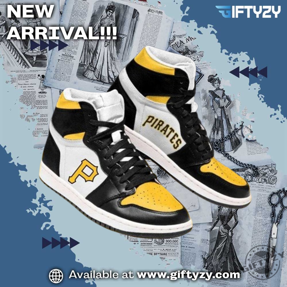MLB Baseball Gift For Fan 20 Mlb Baseball Pittsburgh Pirates Air Jordan Sneaker Boots Shoes For Men Women