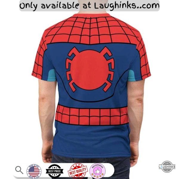 your friendly neighborhood spider man cosplay costume 3d shirt