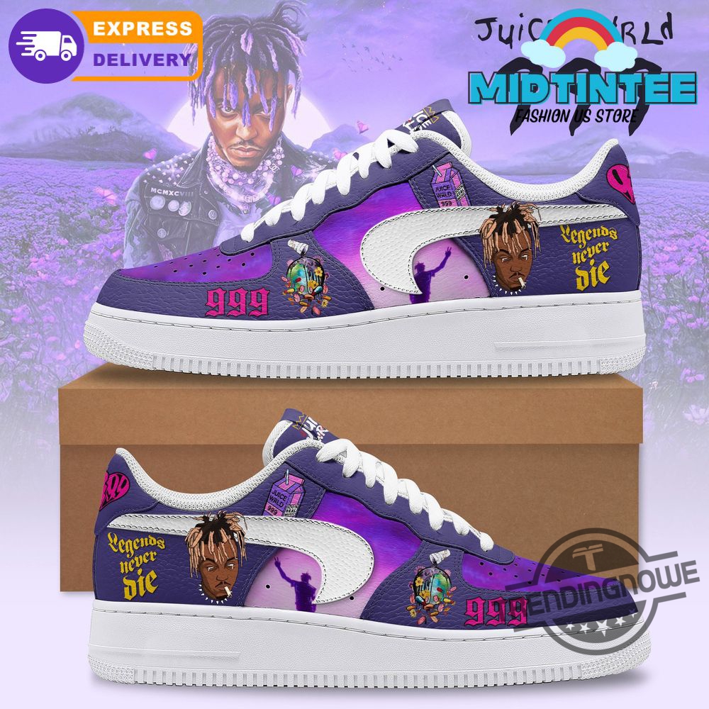 Juice Wrld 999 Legends Never Die 2025 Nike Air Force 1 trendingnowe 3