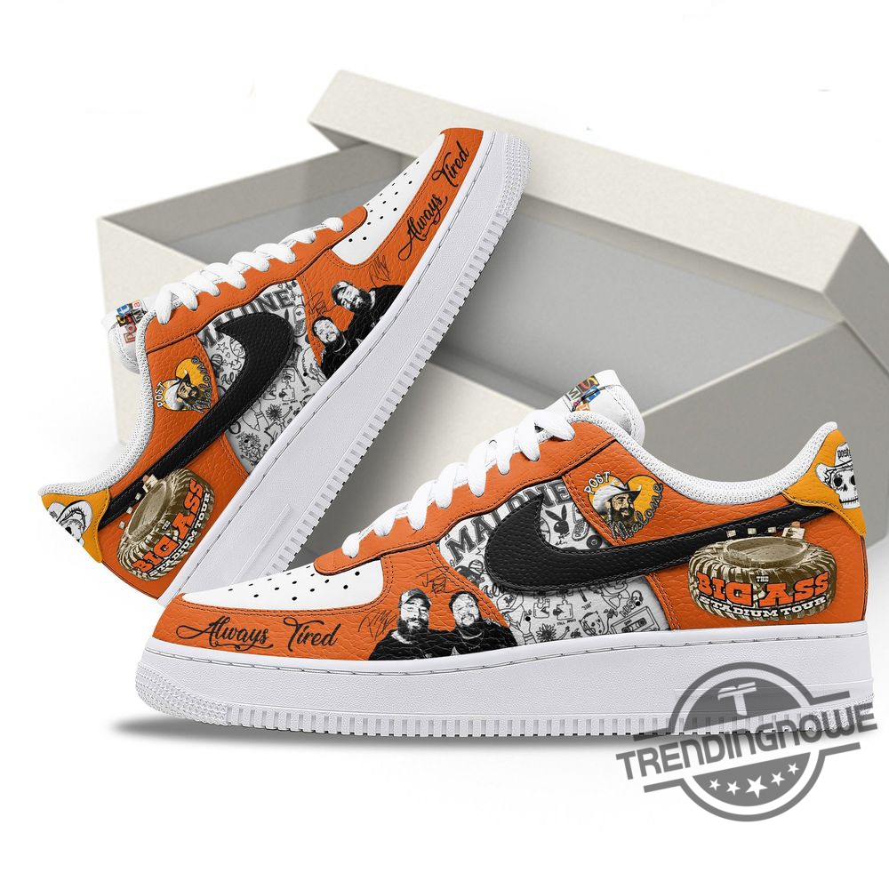 Post Malone Big Ass Stadium Tour 2025 Air Force 1 8 Post Malone Big Ass Stadium Tour 2025 Air Force 1