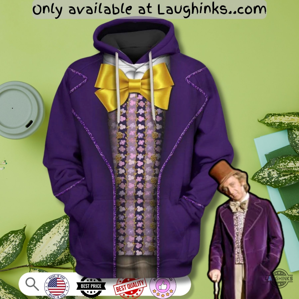 Charlie And The Chocolate Factory Willy Wonka Costume Cosplay 3D Shirt 7 Charlie and the Chocolate Factory Willy Wonka Costume Cosplay 3d Shirt