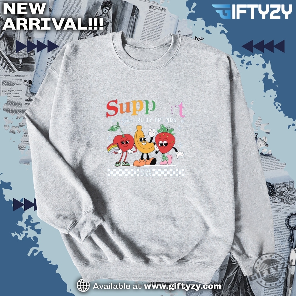 LGBT Pride Month Gifts 8 Support Your Fruity Friends Subtle Pride Shirt