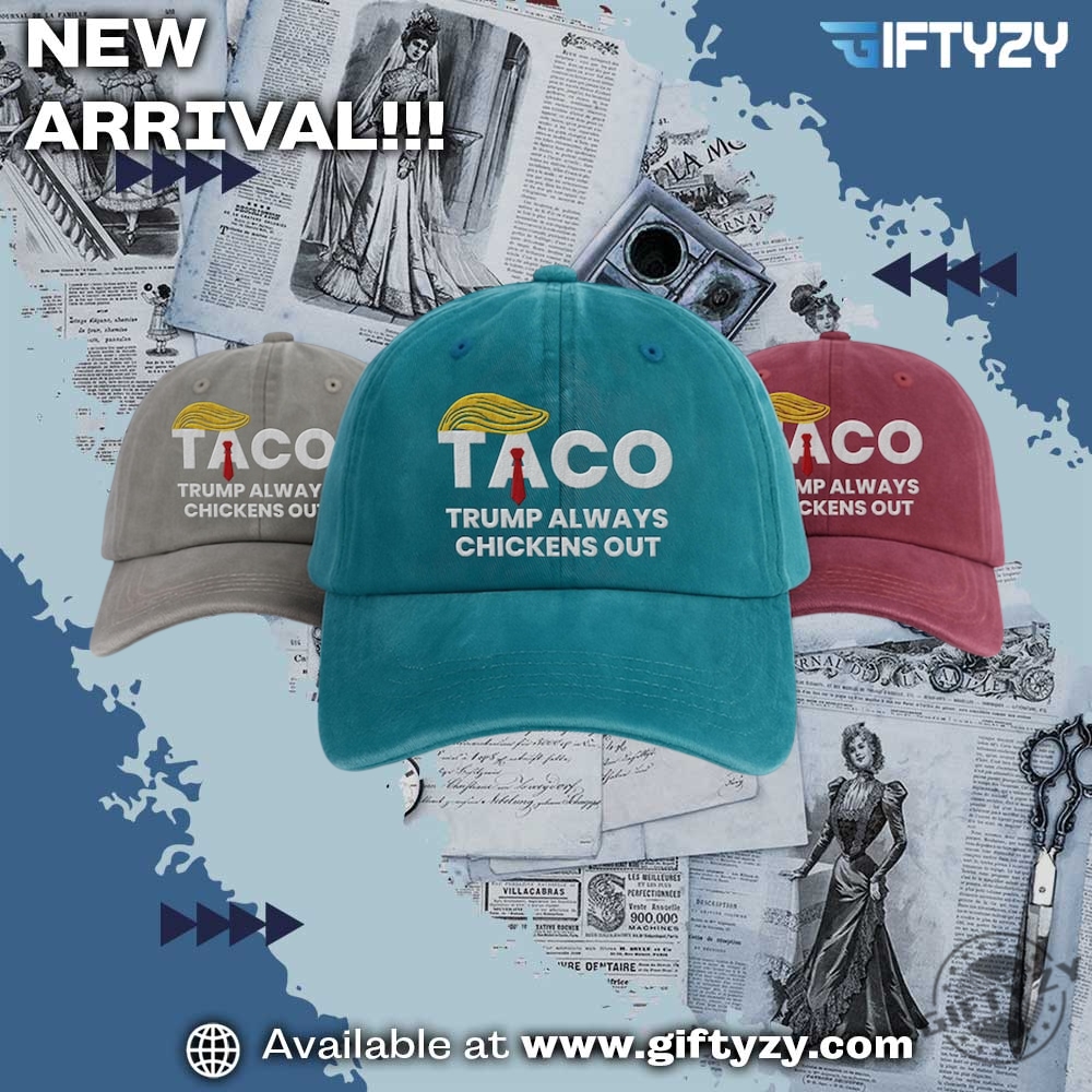 LGBT Pride Month Gifts 17 Taco Anti Trump Always Chickens Out Embroidered Hat