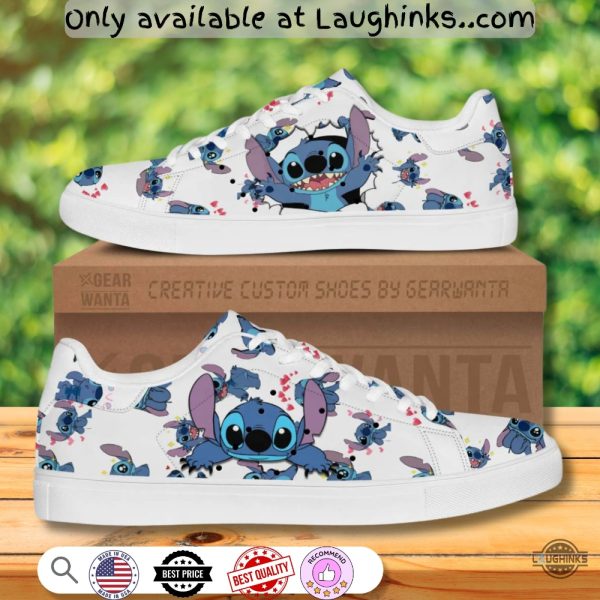 stitch stan smith skate shoes custom sneakers