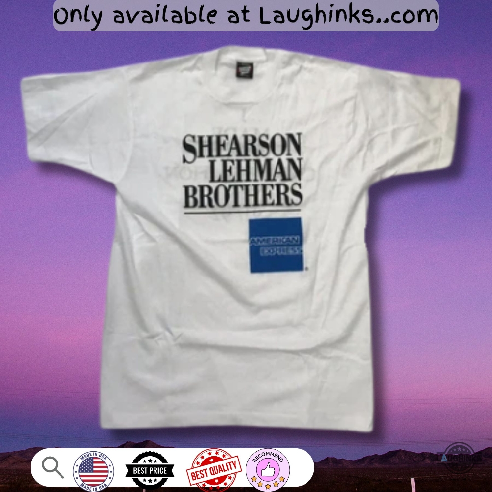 Lehman Brothers Shearson Shirt Nyse 1994 Drexel Burnham Wall St Finance Reprinted Tee 4 Lehman Brothers Shearson shirt Nyse 1994 Drexel Burnham Wall St Finance Reprinted tee
