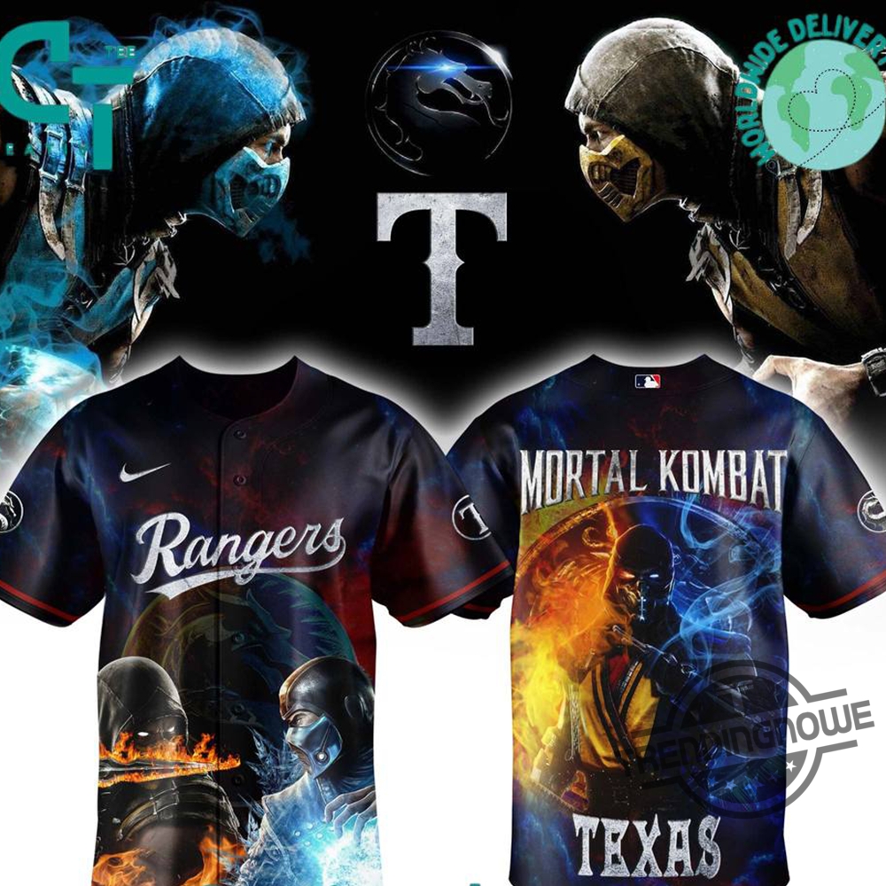 Texas Rangers Mortal Kombat Night 2025 Jersey trendingnowe 1