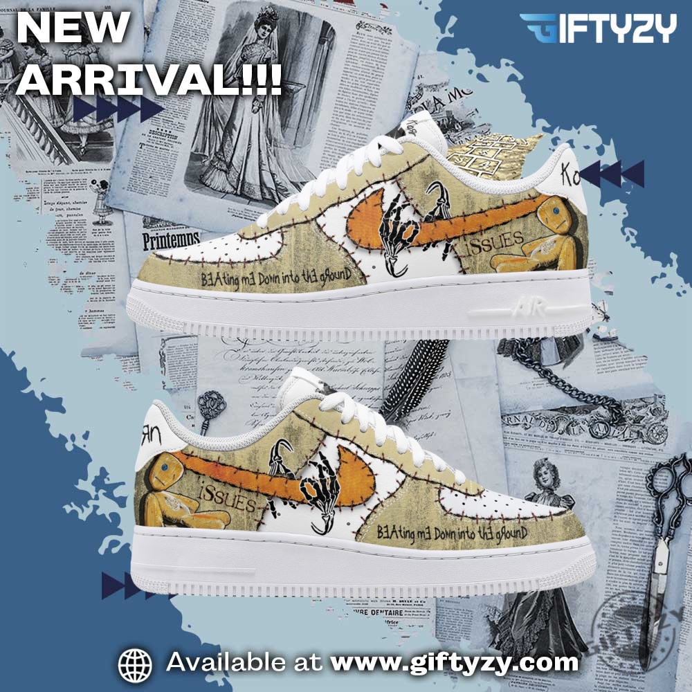Sneakers and Tee in the spotlight today 23 Korn Band Nike Air Force Custom Shoes