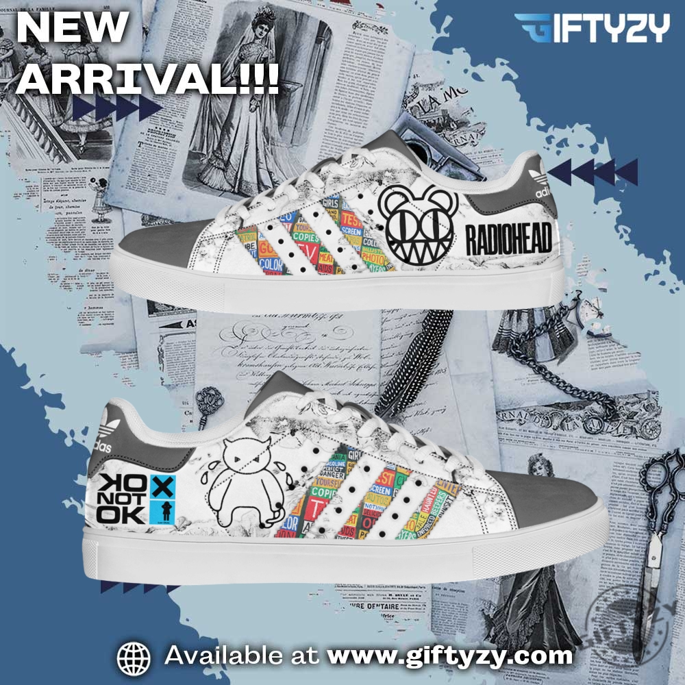 Sneakers and Tee in the spotlight today 25 Radio Head Stan Smith Custom Shoes