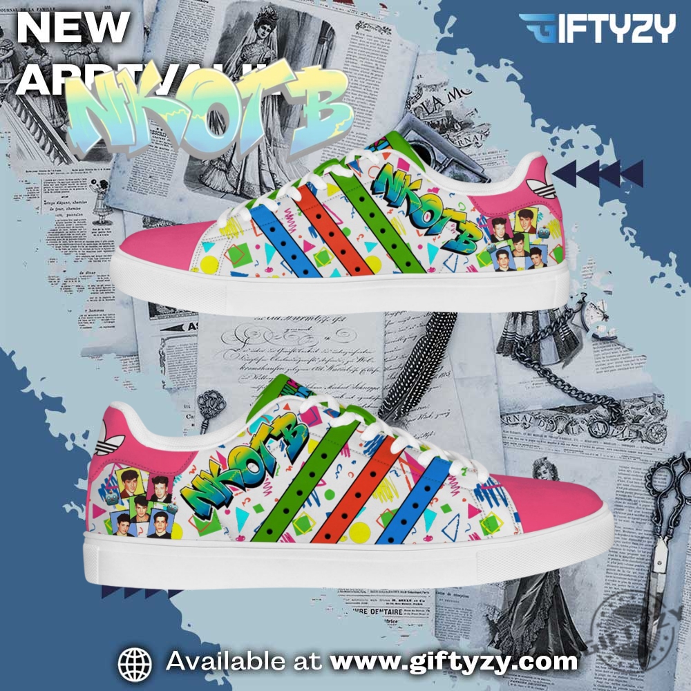 Sneakers and Tee in the spotlight today 26 Nkotb New Kids On The Block Stan Smith Custom Shoes