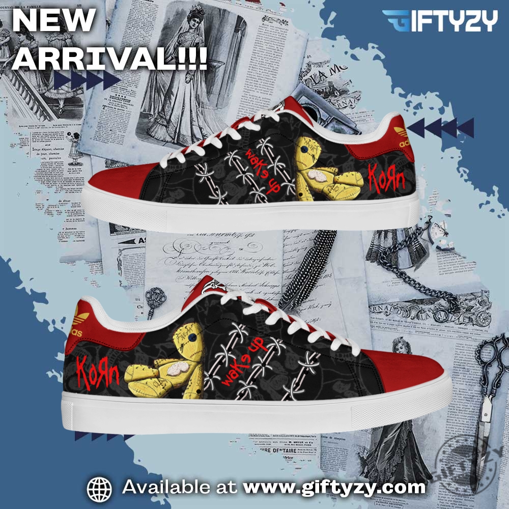 Sneakers and Tee in the spotlight today 27 Korn Band Stan Smith Custom Shoes