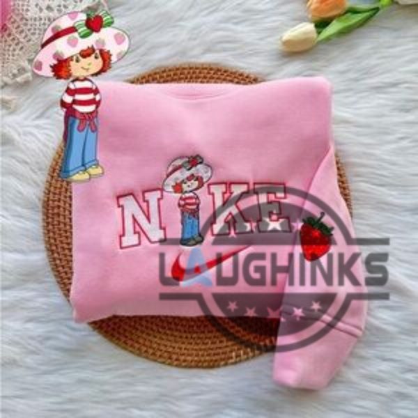 strawberry shortcake nike embroidered sweatshirt t shirt hoodie