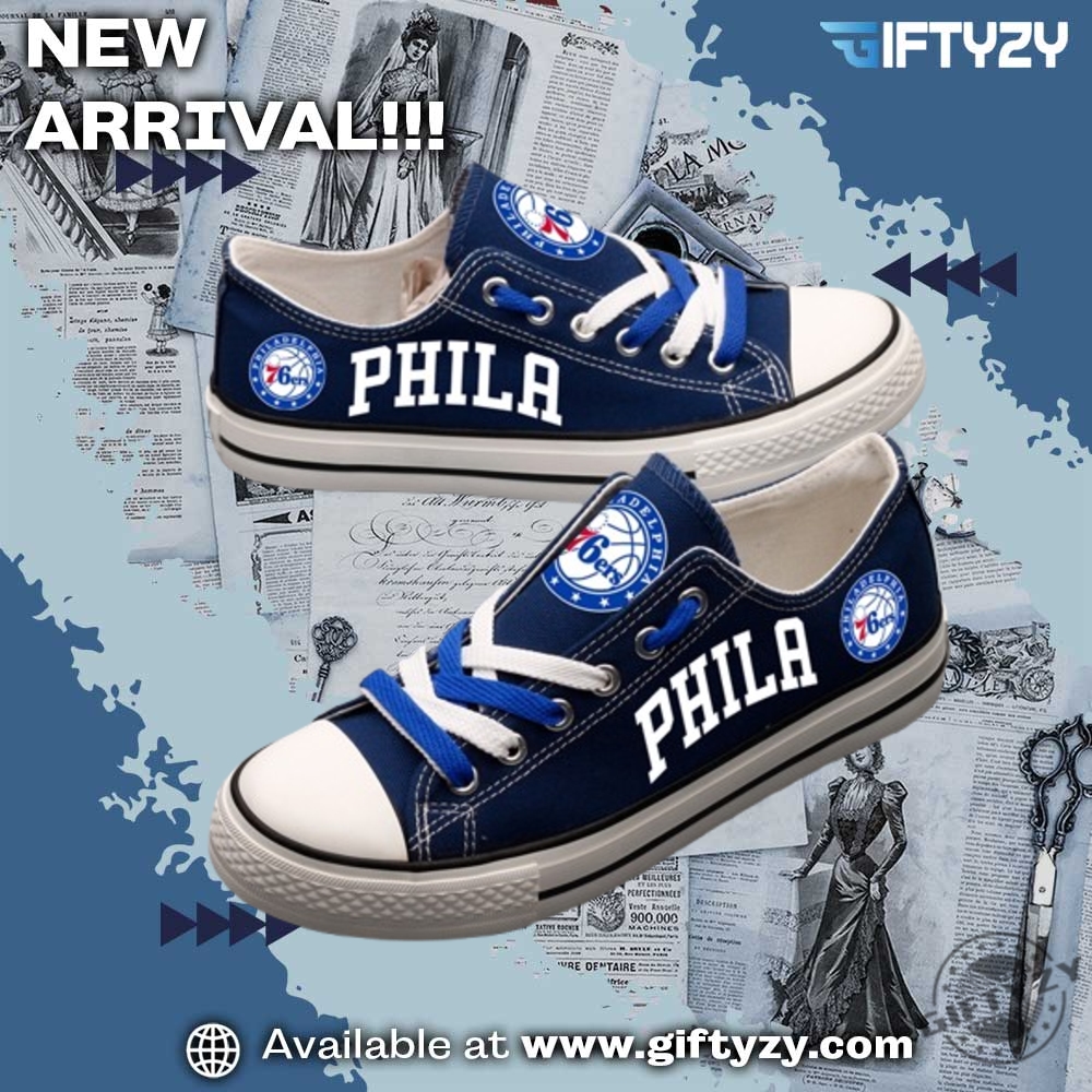 Philadelphia 76Ers Converse Low Top Limited Sneakers Shoes 4 Philadelphia 76ers converse Low Top Limited Sneakers shoes