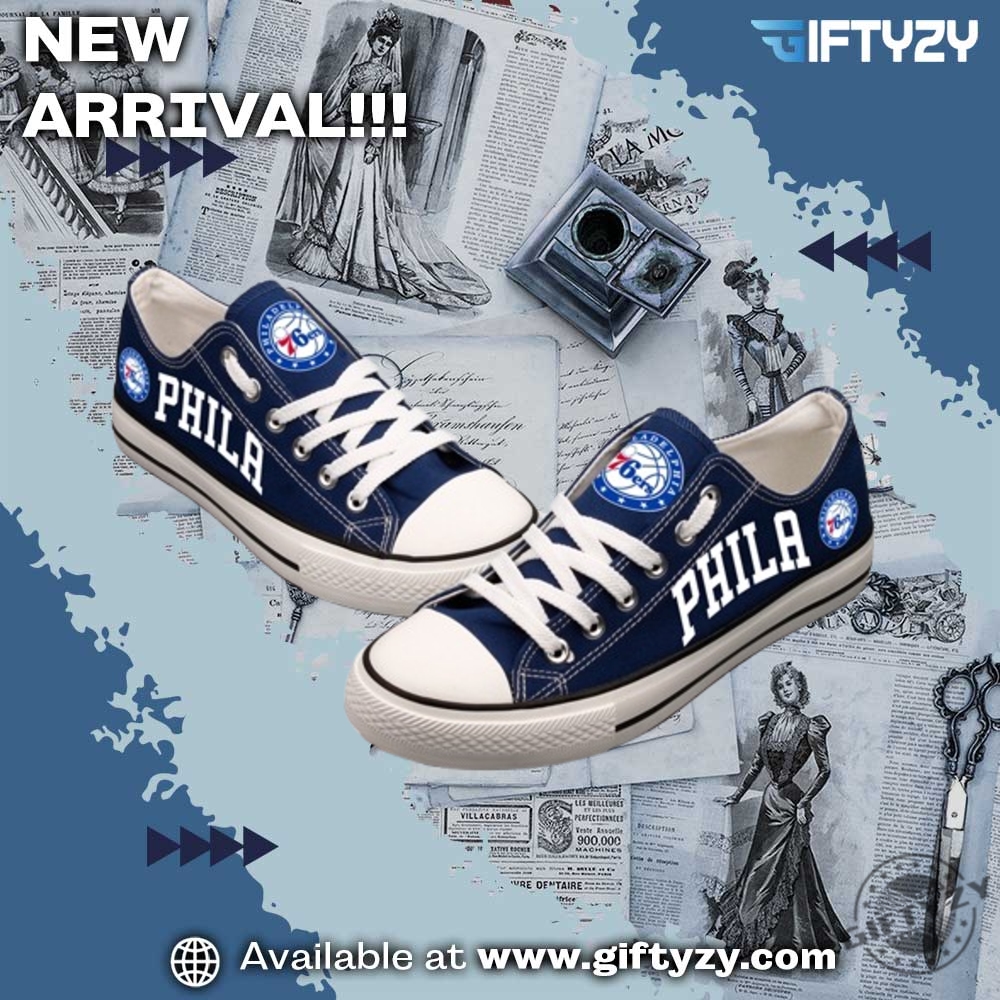 Philadelphia 76Ers Converse Low Top Limited Sneakers Shoes 5 Philadelphia 76ers converse Low Top Limited Sneakers shoes