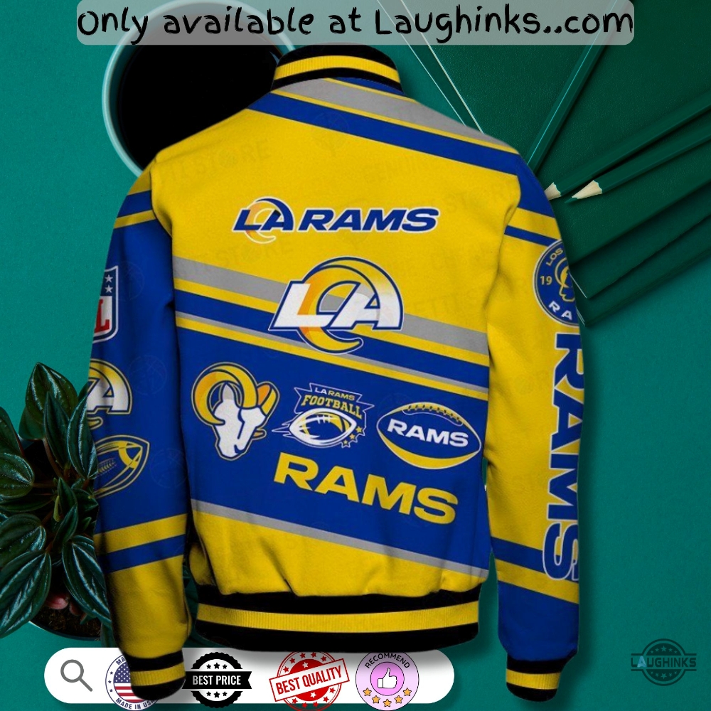 Los Angeles Rams Aop Varsity Baseball Jacket 6 Los Angeles Rams AOP Varsity Baseball Jacket
