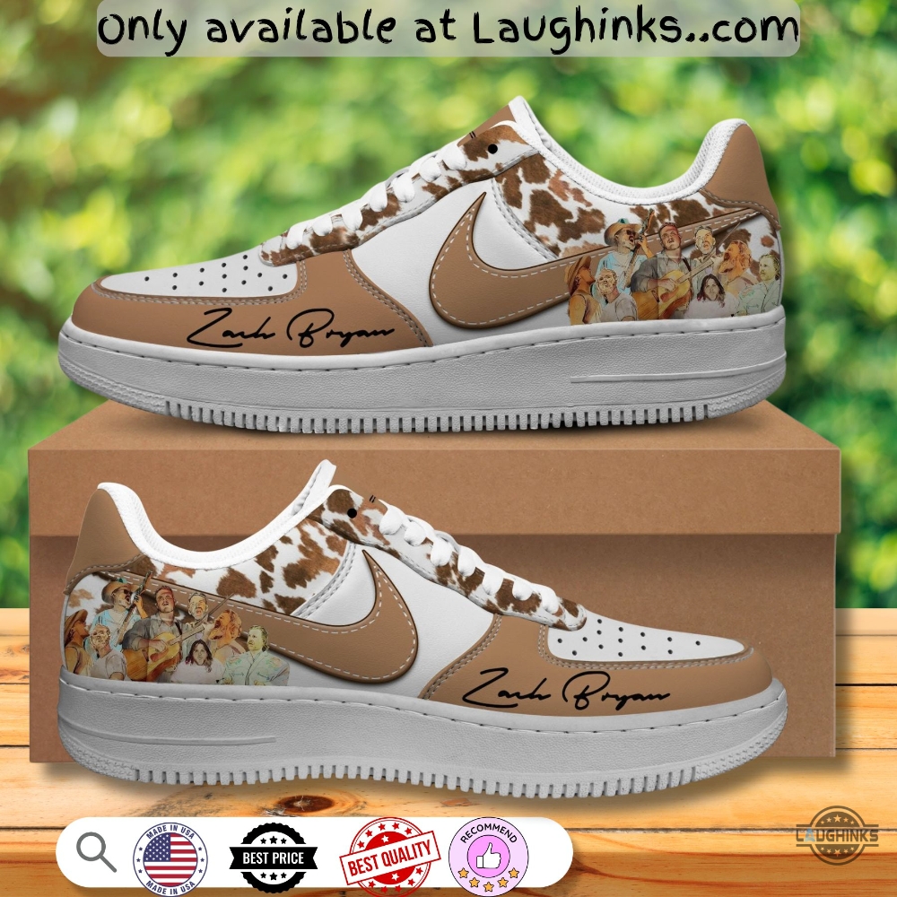 Zach Bryan Custom Air Force 1 Sneakers Shoes 6 Zach Bryan Custom Air Force 1 Sneakers Shoes