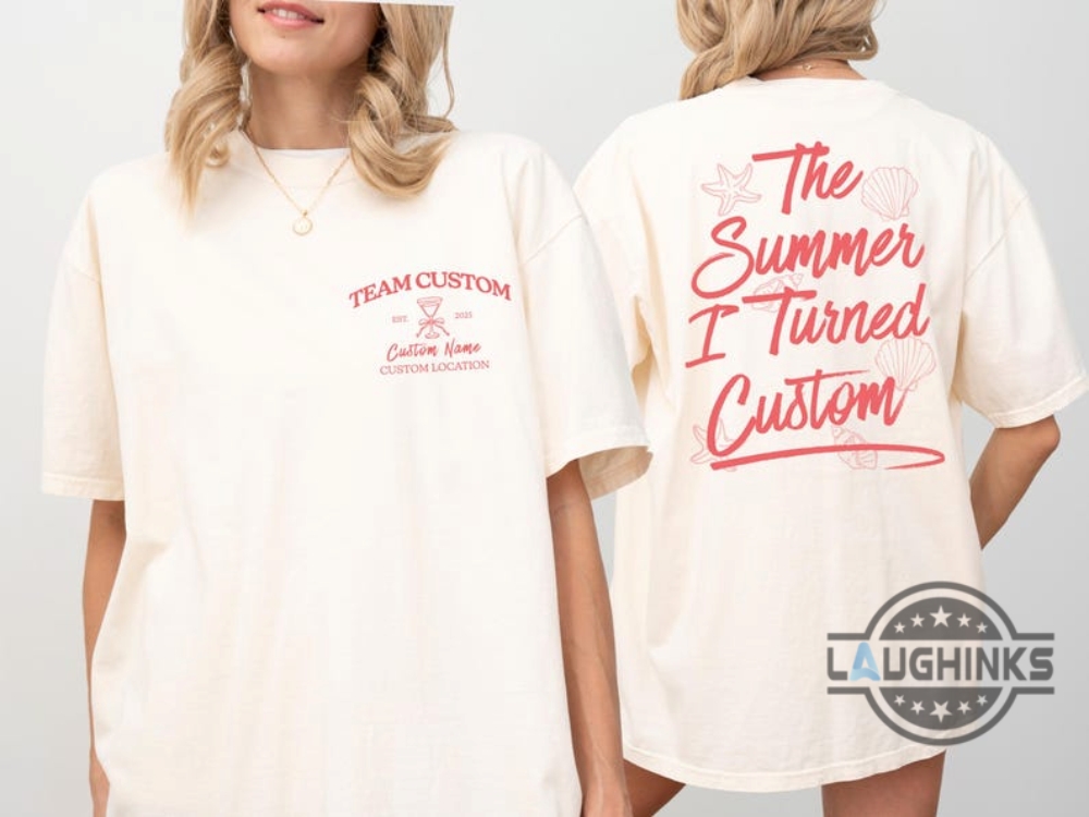 Custom The Summer I Turned Pretty Shirt Personalized Team Conrad Shirts 16 Custom The Summer I Turned Pretty Shirt Personalized Team Conrad shirts