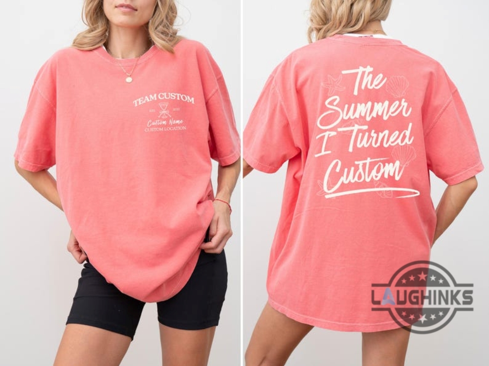 Custom The Summer I Turned Pretty Shirt Personalized Team Conrad Shirts 18 Custom The Summer I Turned Pretty Shirt Personalized Team Conrad shirts