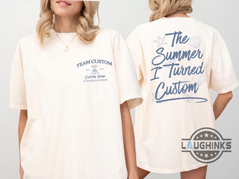 Custom The Summer I Turned Pretty Shirt Personalized Team Conrad Shirts 19 Custom The Summer I Turned Pretty Shirt Personalized Team Conrad shirts