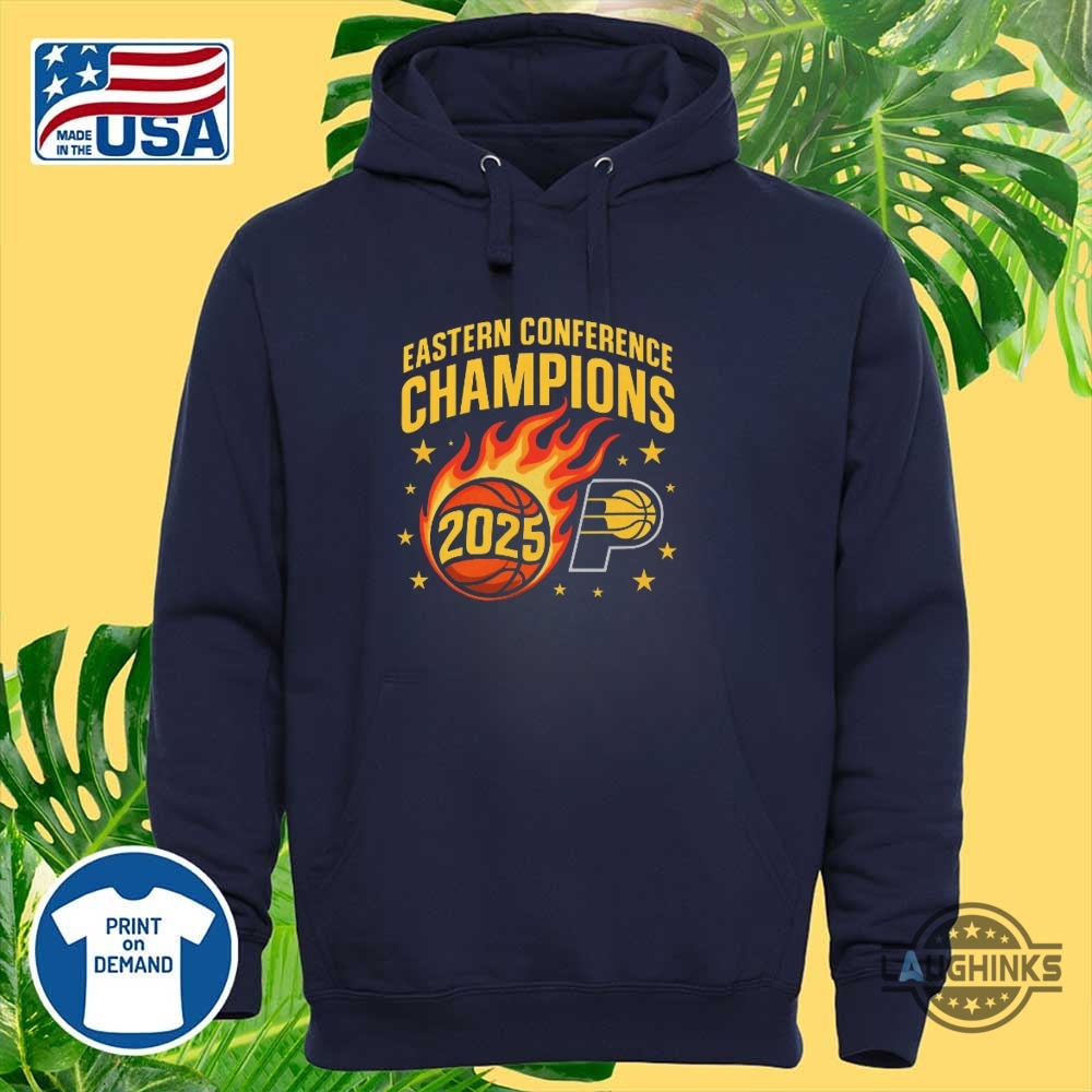 Indiana Pacers Eastern Conference Champions 2025 Shirt 9 Indiana Pacers Eastern Conference Champions 2025 Shirt