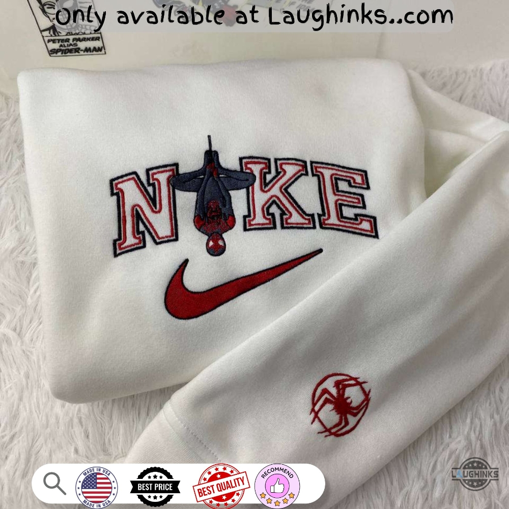 Spider Man Embroidered Crewneck T Shirt Sweatshirt Hoodie 6 Spider Man Embroidered Crewneck T Shirt Sweatshirt Hoodie