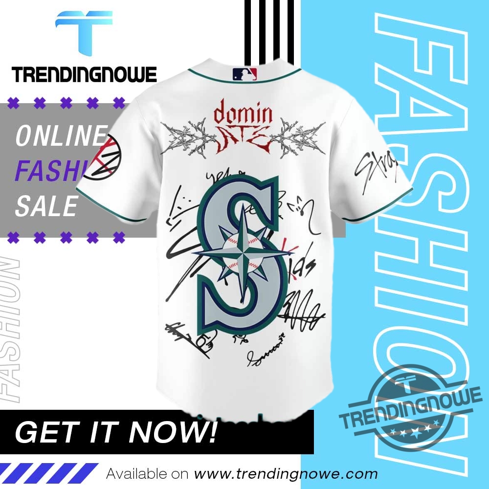 Seattle Mariners Stray Kids Dominate World Tour 2025 Jersey trendingnowe 1