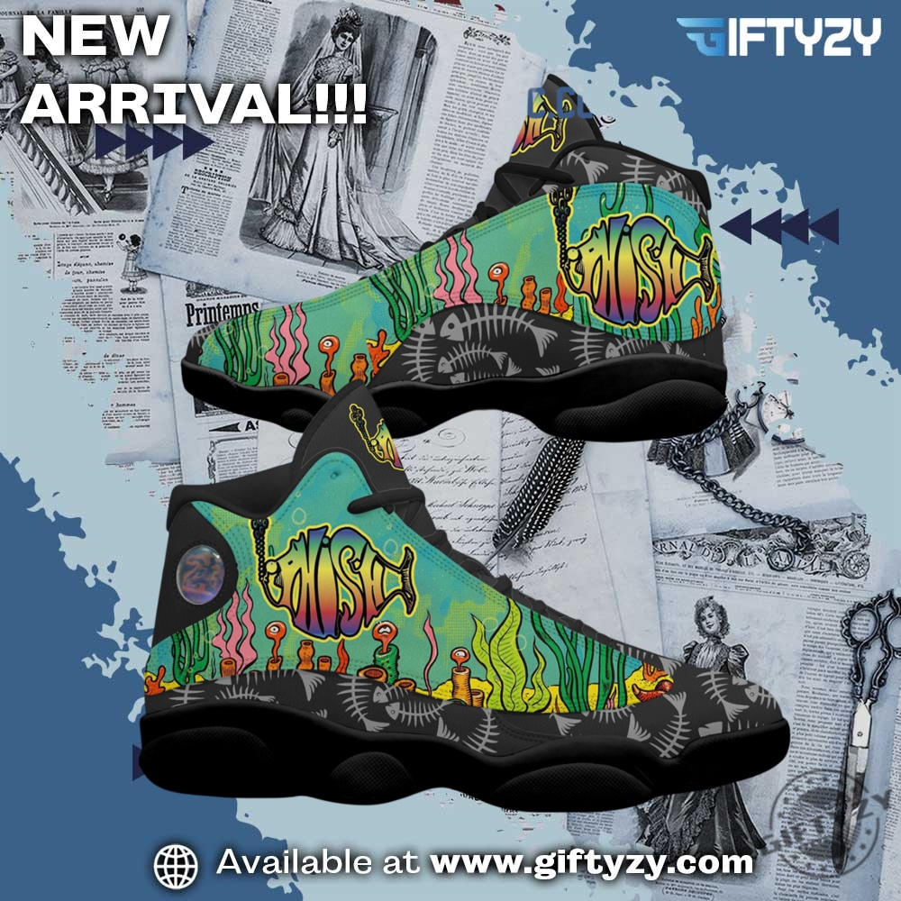 Liberal Feminist American Shirt, Music Graphic Trendy Shoes 23 Phish Rock Band Music First Tube Air Jordan 13 Shoes