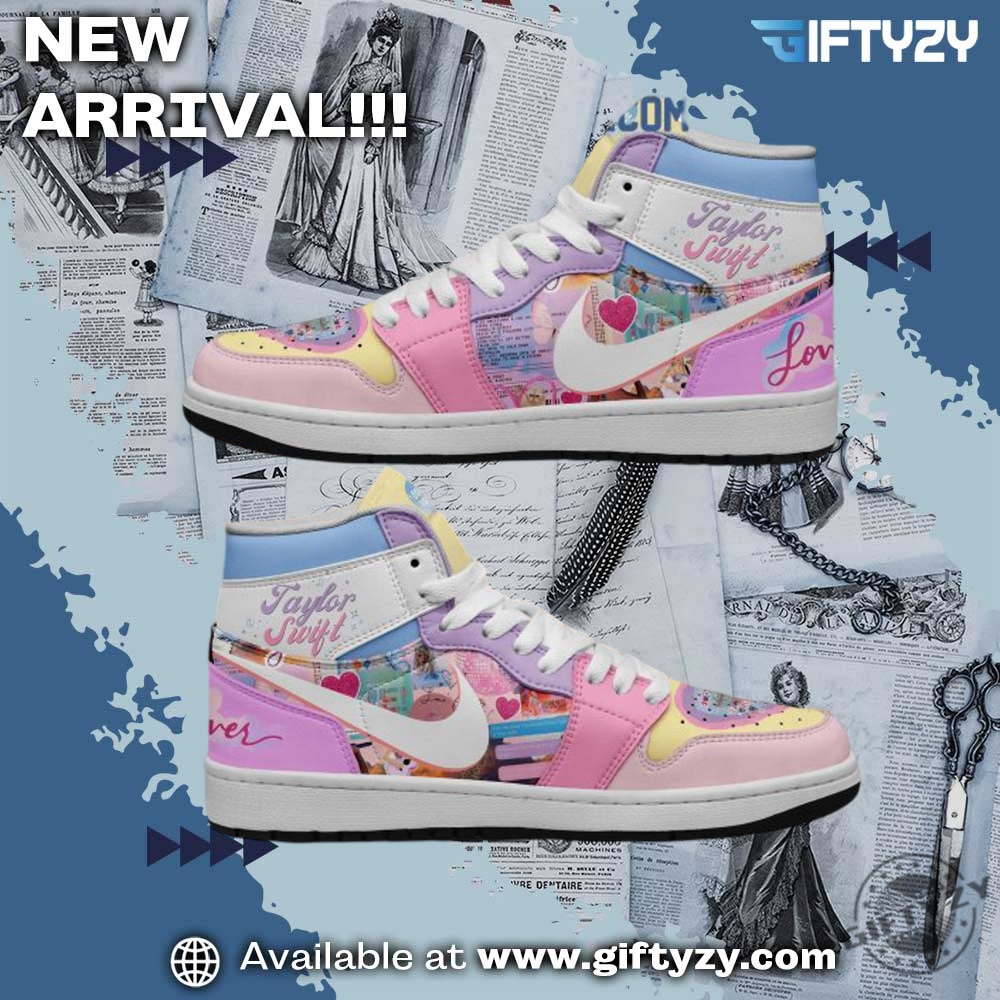 Liberal Feminist American Shirt, Music Graphic Trendy Shoes 24 Taylor Swift Lovers Love Sick Music Air Jordan 1 Shoes