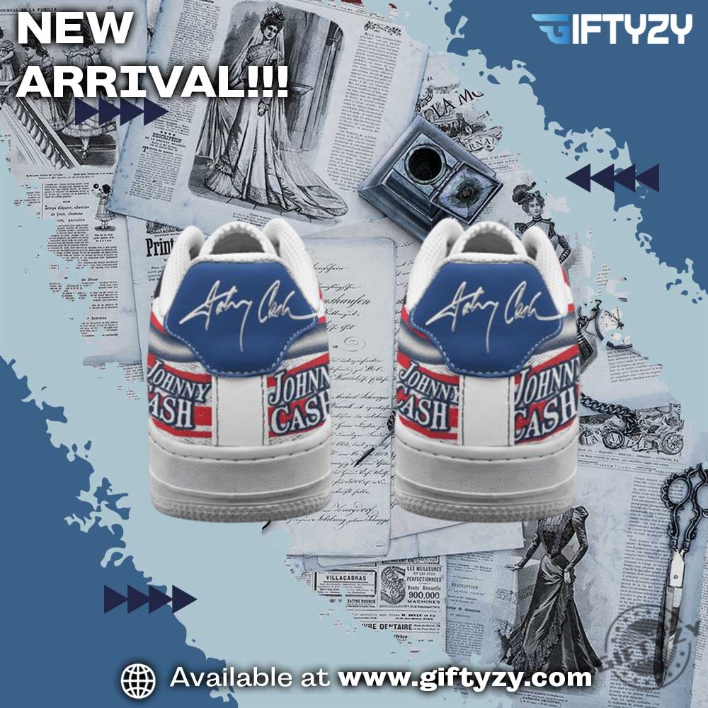 Johnny Cash About Country Music I Think About America Custom Air Force 1 Shoes giftyzy 2