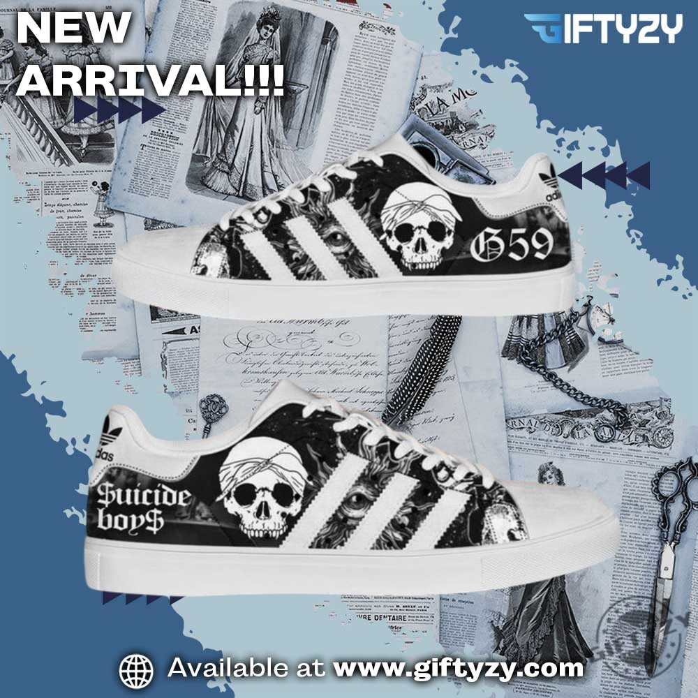 Suicideboys G59 Custom Stan Smith Shoes giftyzy 1