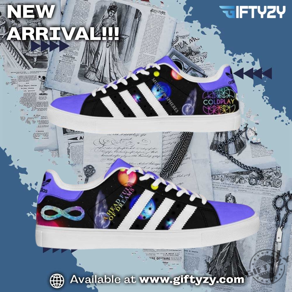 Coldplay Music Of The Sphere Custom Stan Smith Shoes giftyzy 1
