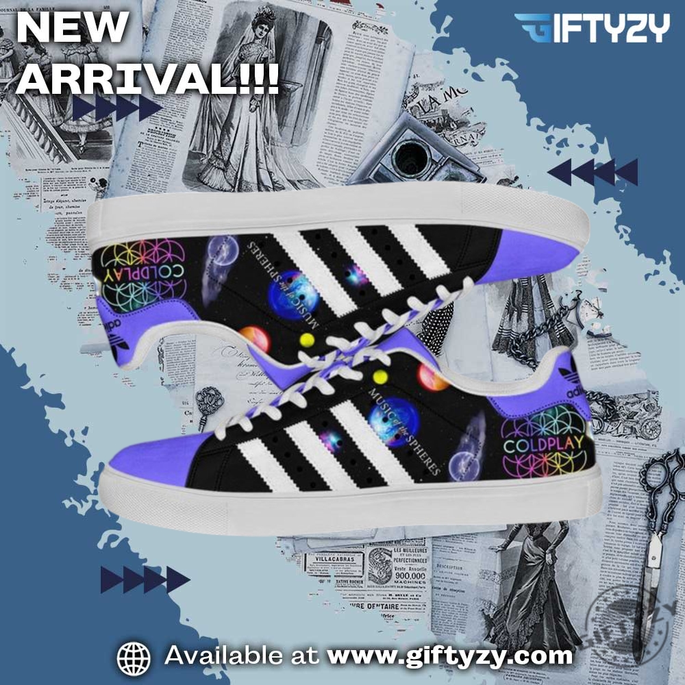 Coldplay Music Of The Sphere Custom Stan Smith Shoes giftyzy 2