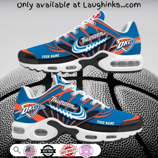 oklahoma city thunder nba finals 2025 custom air max 90 sneakers shoes