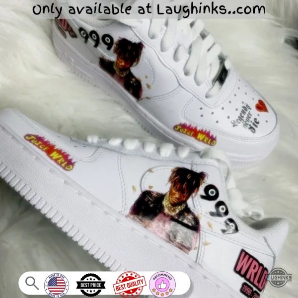 custom juice wrld nike air force 1 sneakers shoes