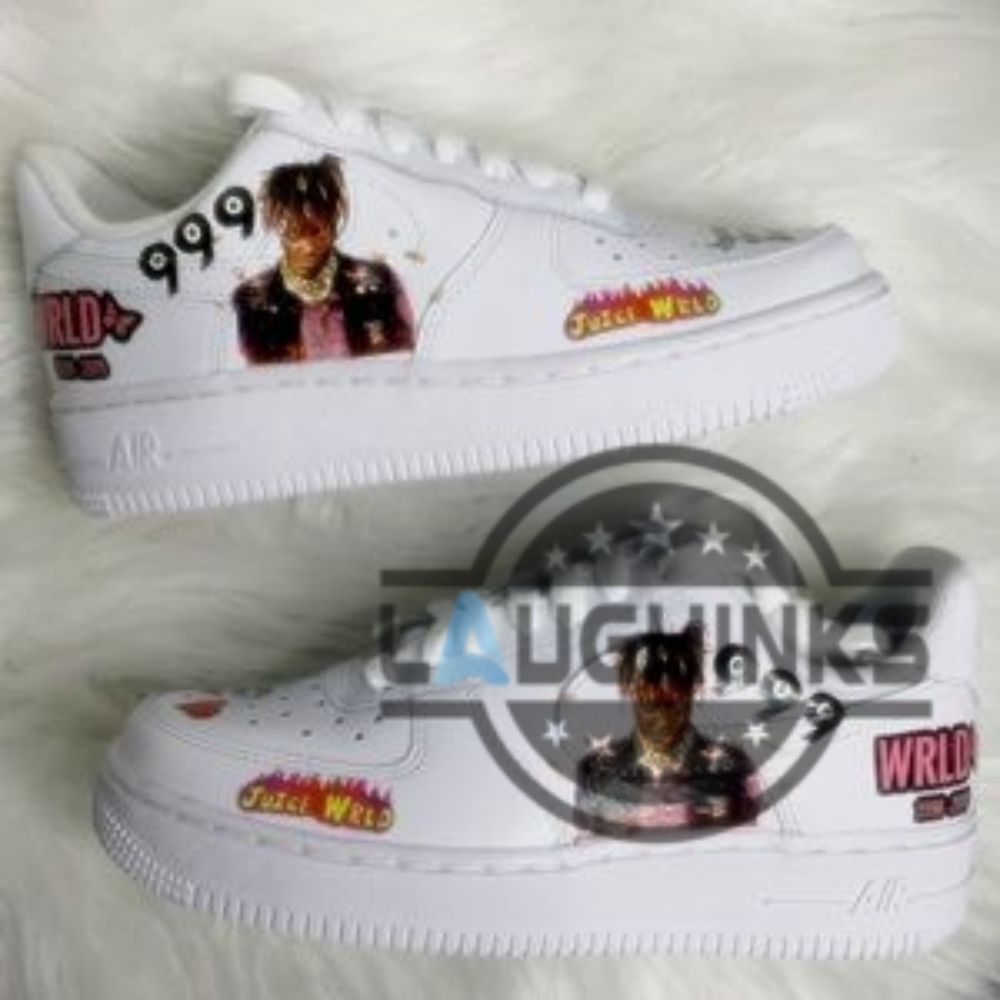 Custom Juice Wrld Nike Air Force 1 Sneakers Shoes 12 Custom Juice Wrld Nike Air Force 1 sneakers shoes