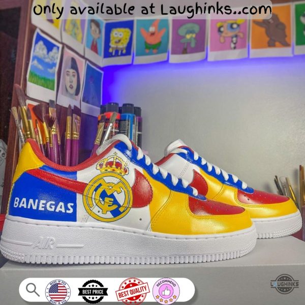 real madrid custom air force 1 sneaker shoes