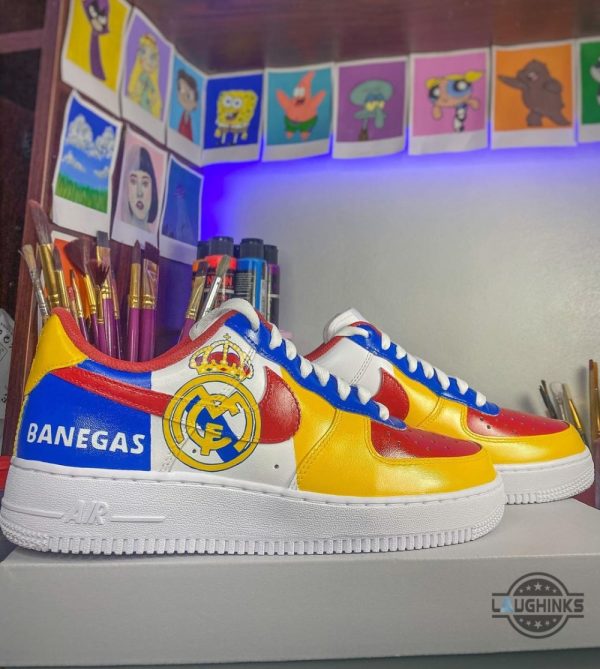 real madrid custom air force 1 sneaker shoes