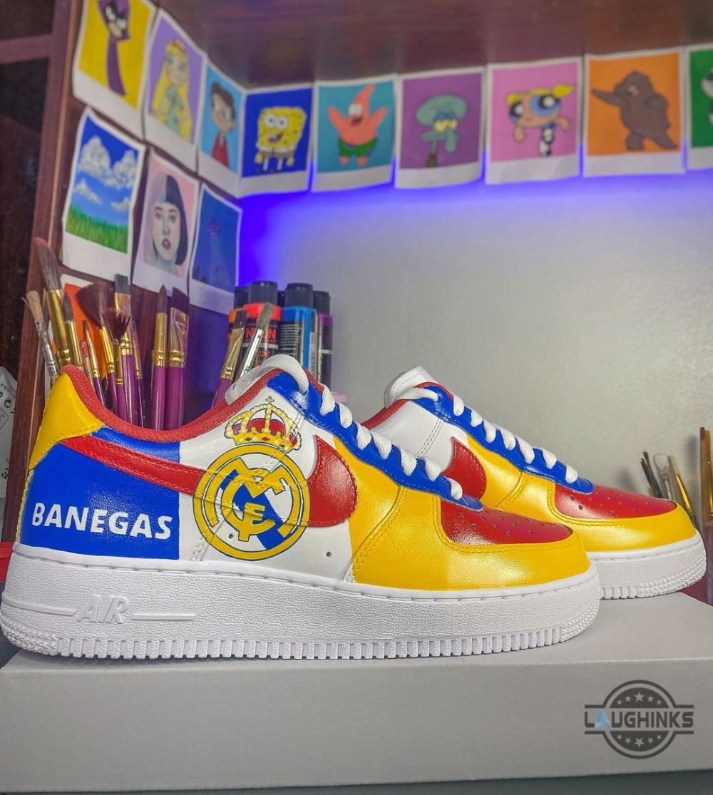 Real Madrid Custom Air Force 1 Sneaker Shoes 10 Real Madrid Custom Air Force 1 Sneaker shoes