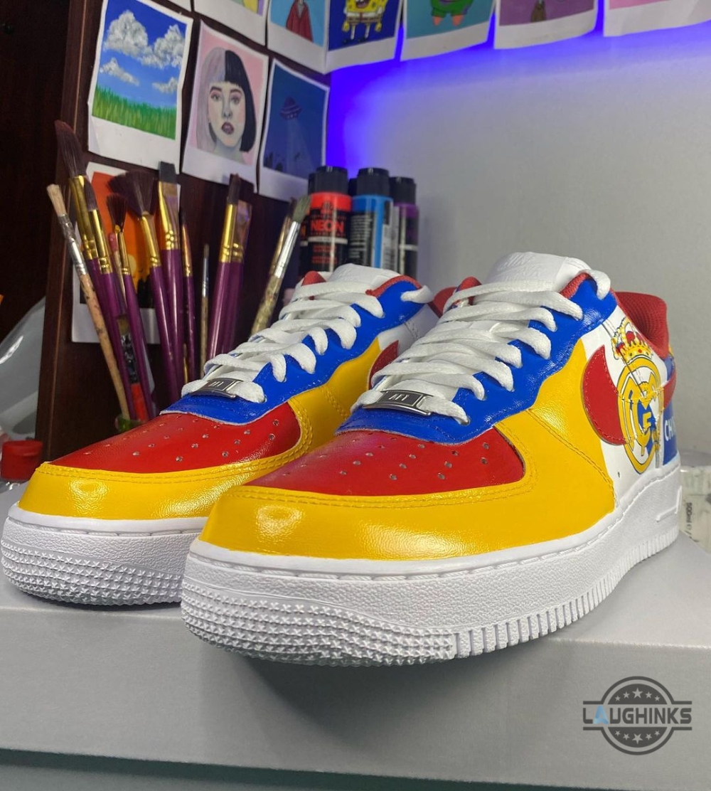 Real Madrid Custom Air Force 1 Sneaker Shoes 13 Real Madrid Custom Air Force 1 Sneaker shoes
