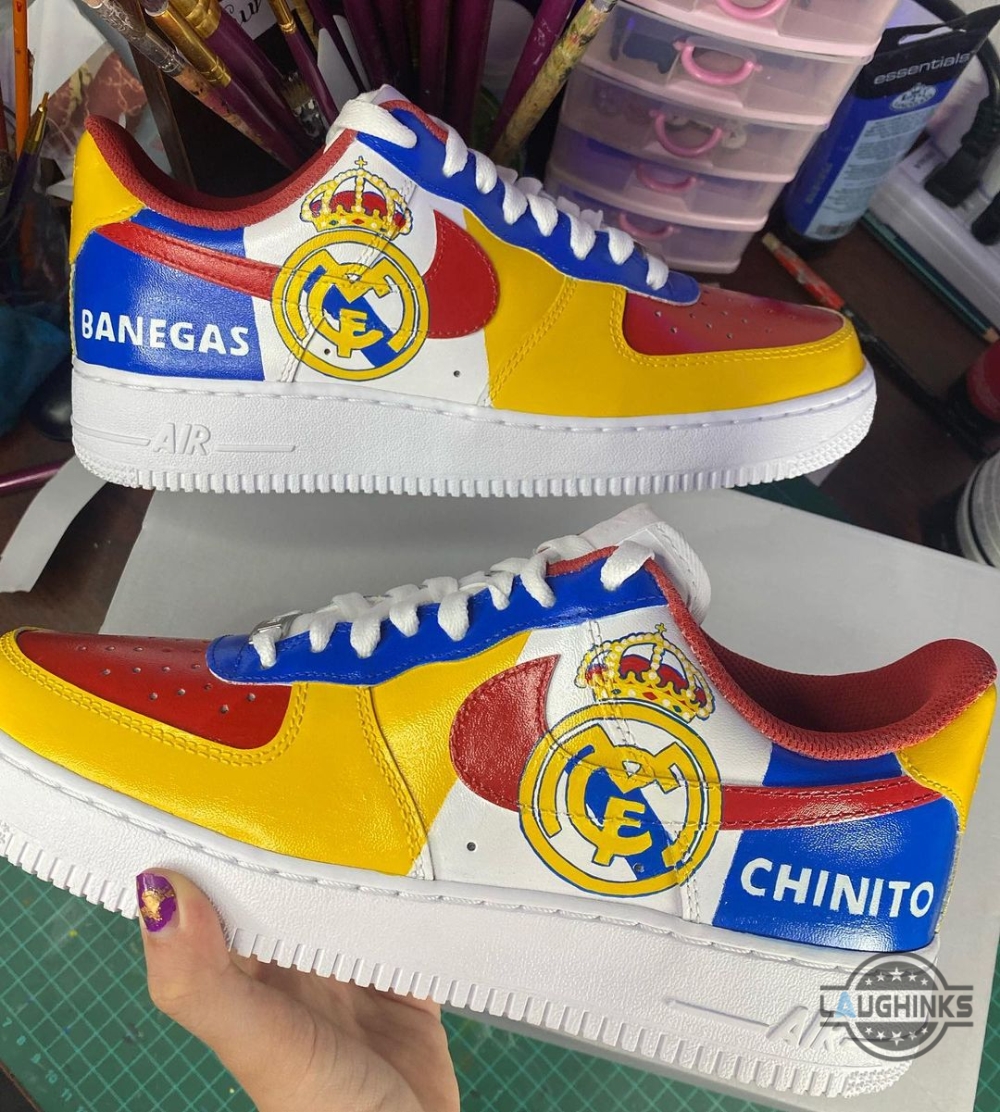 Real Madrid Custom Air Force 1 Sneaker Shoes 14 Real Madrid Custom Air Force 1 Sneaker shoes