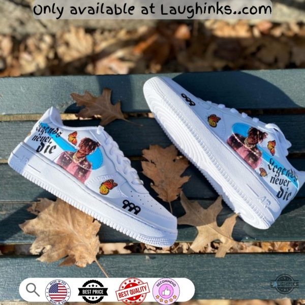 cutom legends never die juice wrld nike air force 1 shoes